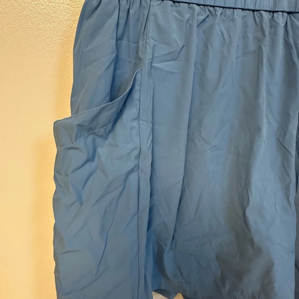 Sweaty Betty Size 14 Shorts Circuit Workout Blue Lined 2